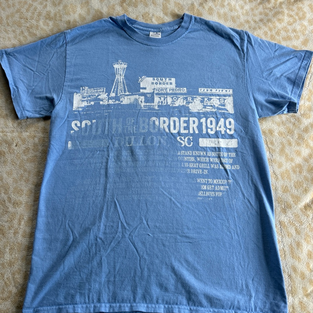 South Of The Border South Carolina Faded Graphic TShirt
